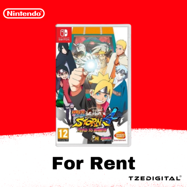 Naruto Shippuden: Ultimate Ninja Storm 4 - Road to Boruto (Switch) - For Rent