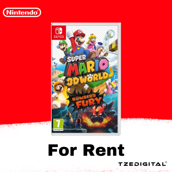 Super Mario 3D World + Bowser's Fury (Switch) - For Rent