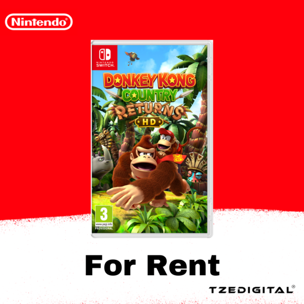 Donkey Kong Country Returns HD (Switch) - For Rent